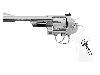 CO2 Softair Revolver Smith & Wesson 629 Trust Me Vollmetall vernickelt weiße Griffschalen Kaliber 6 mm BB (P18)