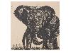 Zielscheibe Elefant 14 x 14 cm 1000 Stück